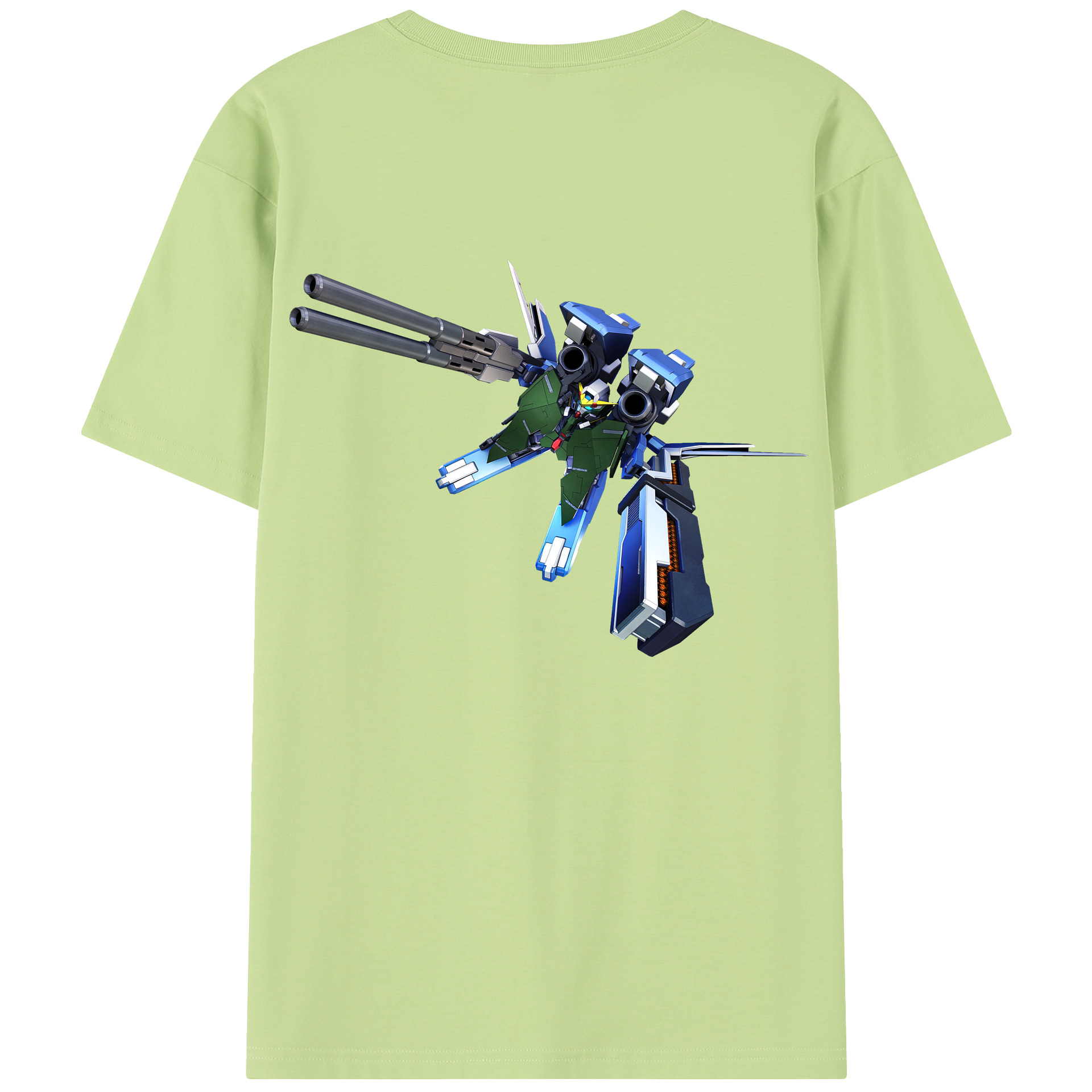 （画像用） 機動戦士ガンダム Mobile Suit Gundam 綿100％半袖Tシャツ（背面プリント）
